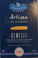 Mängden socker i Gemelli