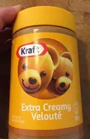 Mängden socker i Kraft peanut butter extra creamy peanut butter