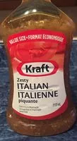 Mängden socker i Kraft Zesty Italian piquante marinade