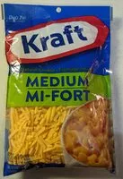 Mängden socker i Kraft Shredded Medium Cheese