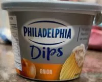 Mängden socker i Philadelphia dips onion
