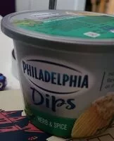Mängden socker i Philadelphia dip herb and spice