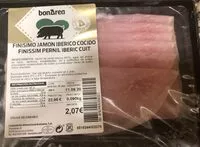 Mängden socker i Finisimo jamon iberico cocido