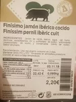 Mängden socker i Finisimo jamon iberico cocido