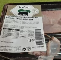 Mängden socker i Finísimo jamón iberico cocido