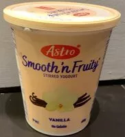Mängden socker i Smooth ‘n Fruity Vanilla Yogourt