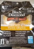 Mängden socker i Black Diamond Lactose Free Marble Cheese Slices