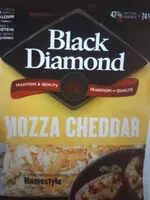 Mängden socker i Fromages mozzarella et cheddar râpés