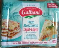 Mängden socker i Pizza Mozzarella Light Cheese - Fromage Léger