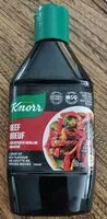 Mängden socker i Knorr bouillon de boeuf concentré