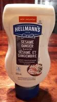 Mängden socker i Sauce sésame et gingembre