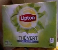 Mängden socker i Thé vert décaféiné