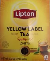 Mängden socker i Lipton Yellow Label Tea