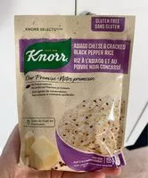 Mängden socker i Asiago cheese & cracked black pepper rice