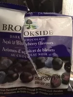 Mängden socker i Brookside - Acai&blueberry dark chocolate