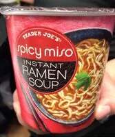 Mängden socker i Spicy miso instant ramen soup