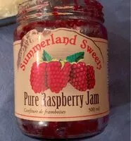 Mängden socker i Confiture de framboises