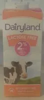 Mängden socker i 2% Lactose Free Partly Skimmed Milk