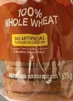 Mängden socker i 100% Whole Wheat Bread