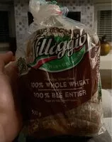 Mängden socker i 100% Whole Wheat Italian Style Bread