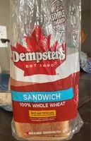 Mängden socker i Sandwich 100% whole wheat