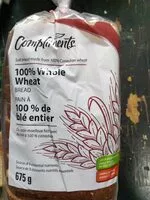 Mängden socker i 100% Whole Wheat Bread