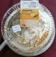 Mängden socker i Tarte citron meringuée