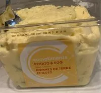 Mängden socker i Potato and egg salad