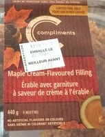 Mängden socker i Érable avec garniture à saveur de crème à l’érable