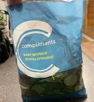 Mängden socker i Baby Spinach