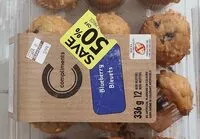 Mängden socker i Blueberry muffin minny