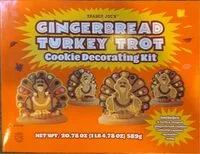 Mängden socker i Gingerbread Turkey Trot Cookie Decorating Kit