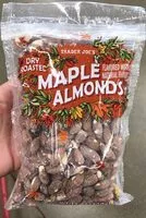 Mängden socker i Dry Roasted Maple Almonds