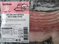 Mängden socker i Bacon con corteza