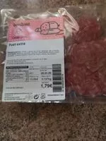 Mängden socker i Fuet extra