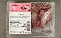 Mängden socker i Fuet Extra