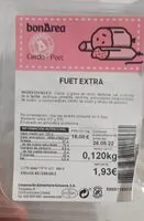 Mängden socker i Fuet Extra