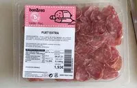 Mängden socker i Fuet extra