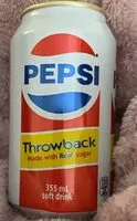 Mängden socker i Pepsi Throwback