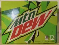 Mängden socker i Mountaine Dew