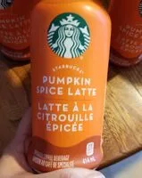 Pumpkin spice latte specialty coffee beverage