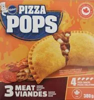 Mängden socker i Pizza Pop's - 3 Meat