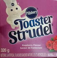 Mängden socker i Toaster strudel saveur de framboise