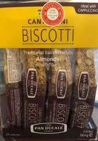 Mängden socker i Cantuccini Biscotti