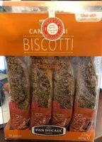 Mängden socker i Cantuccini biscotti chocolat