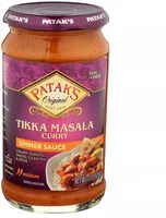 Mängden socker i Medium tikka masala curry simmer sauce