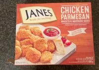 Mängden socker i Chicken parmesan nuggets with marinara sauce