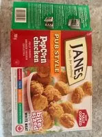 Mängden socker i Poulet pop corn