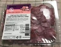 Mängden socker i Fuet extra con pavo