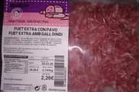 Mängden socker i FUET EXTRA CON PAVO